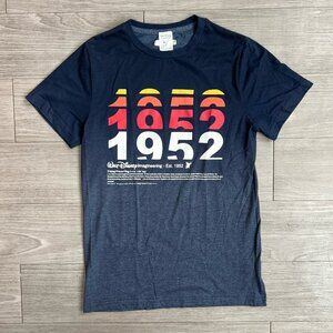 Disney Imagineering Exclusive 1952 Definition Navy Ombre Wash T-Shirt Size S